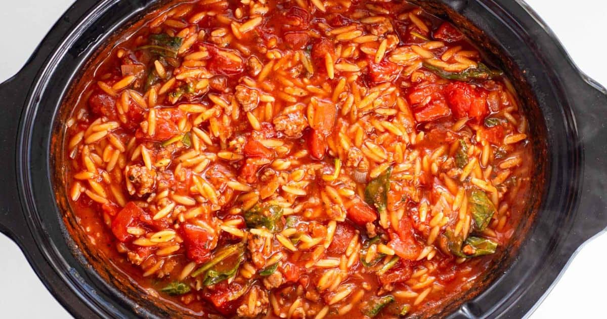 Slow Cooker Lasagna Soup