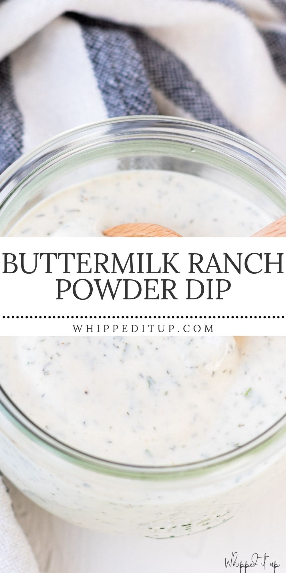 The Best 5-Minute Homemade Buttermilk Ranch Dressing - Whipped It Up